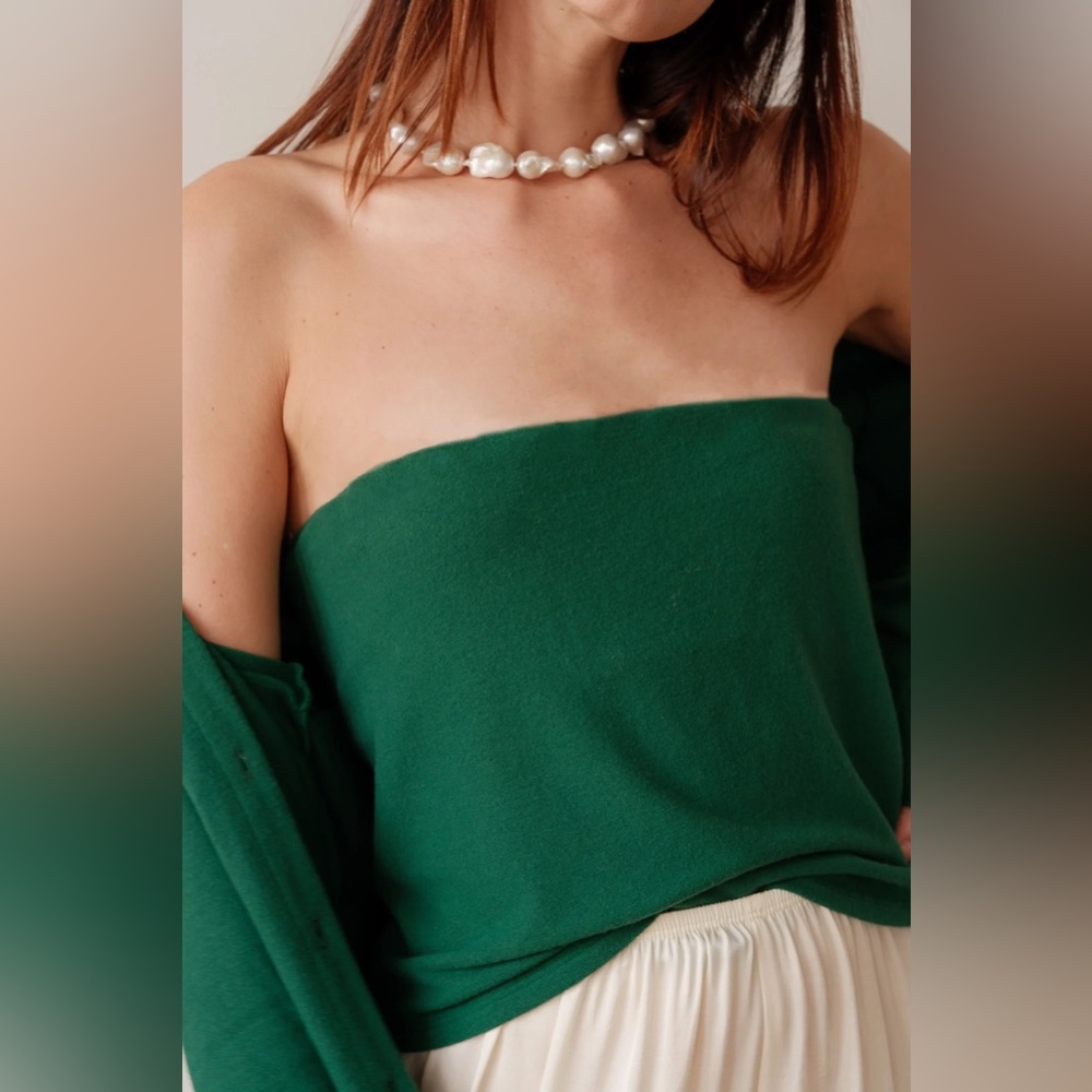 Donni Sweater Tube Top